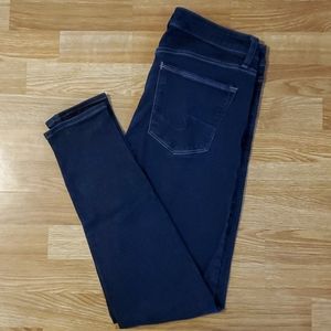 Woman's Silver Skinny Jeans  31x29